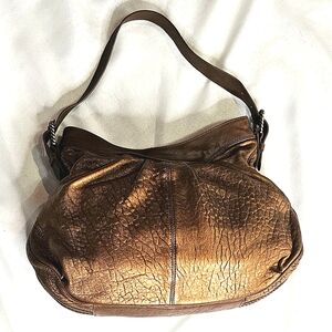 Elegant Brown Leather Shoulder Bag